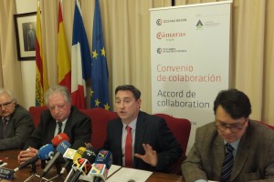 Firma convenio Cámaras Aragón-Pau-Tarbes