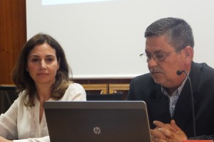 María Calvo y Antonio Javierre