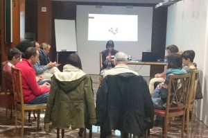 Alumnos de Mindfulness en curso en Huesca