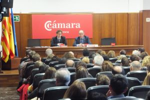 Desarrollo de la jornada sobre el registro de horas de trabajo en la Cámara de Comercio de Huesca