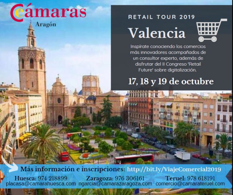 RUTA COMERCIAL 2019: VALENCIA – CONGRESO (del 17 al 20 de octubre)