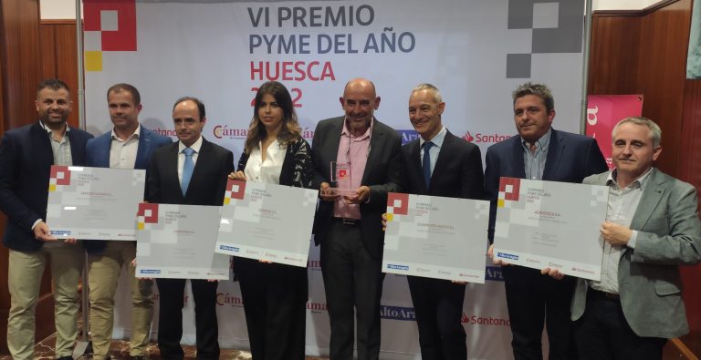 Seis empresas optan al Premio Pyme del Año 2023 que convocan la Cámara de Huesca y Banco Santander