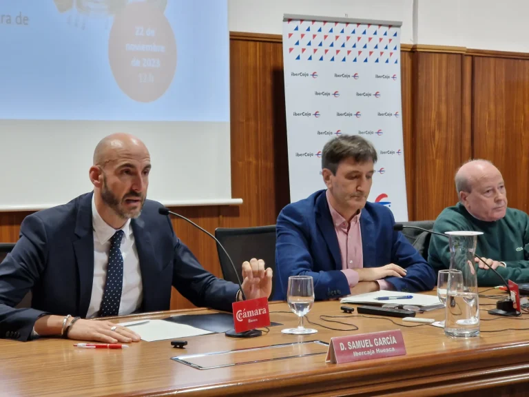 La Cámara de Huesca e Ibercaja presentan la situación económica de Huesca y Aragón
