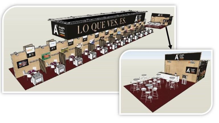 El espacio “Aragón Alimentos Nobles” muestra los productos de más de cuarenta empresas aragonesas en el Salón Gourmets de Madrid