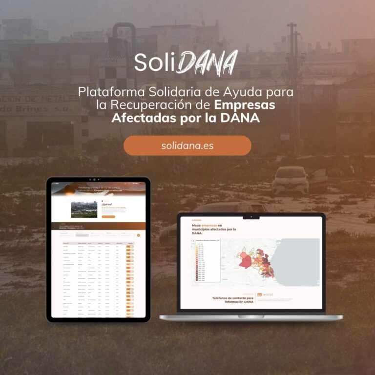 SoliDANA, portal para ayudas a las empresas afectadas por la dana en Valencia