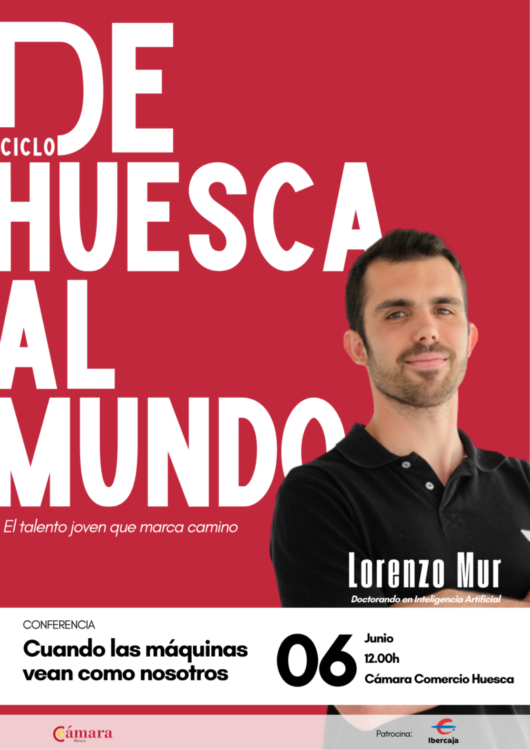 La Cámara de Huesca e Ibercaja lanzan el ciclo de charlas “De Huesca al mundo – Talento joven que marca camino”