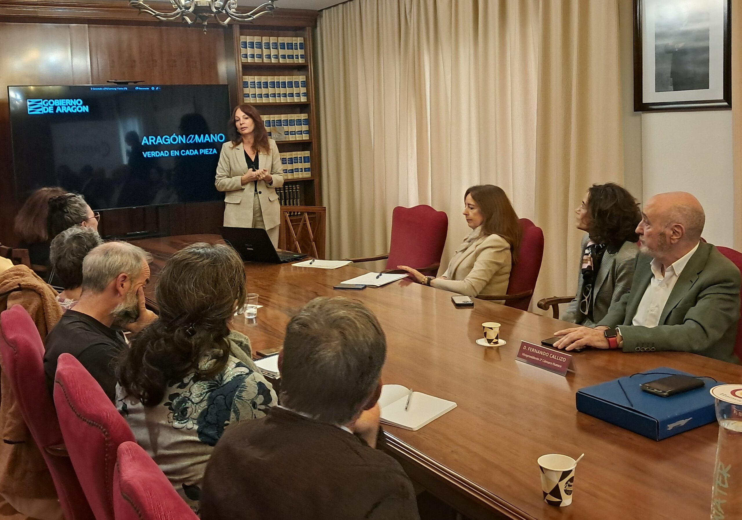 Aragón a Mano, la nueva marca de calidad para la artesanía aragonesa, se presenta ante los artesanos altoaragoneses