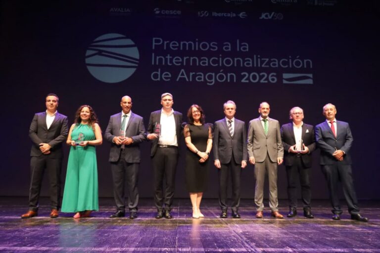 Litera Meat, Magdalenas Lázaro, PRODESA Group,  Arvensis Agro y Scati Labs recogen los Premios a la Internacionalización de Aragón