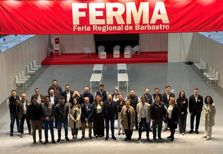 Importadores de maquinaria agrícola visitan Barbastro para conocer la oferta de diez fabricantes aragoneses en la misión inversa de FERMA